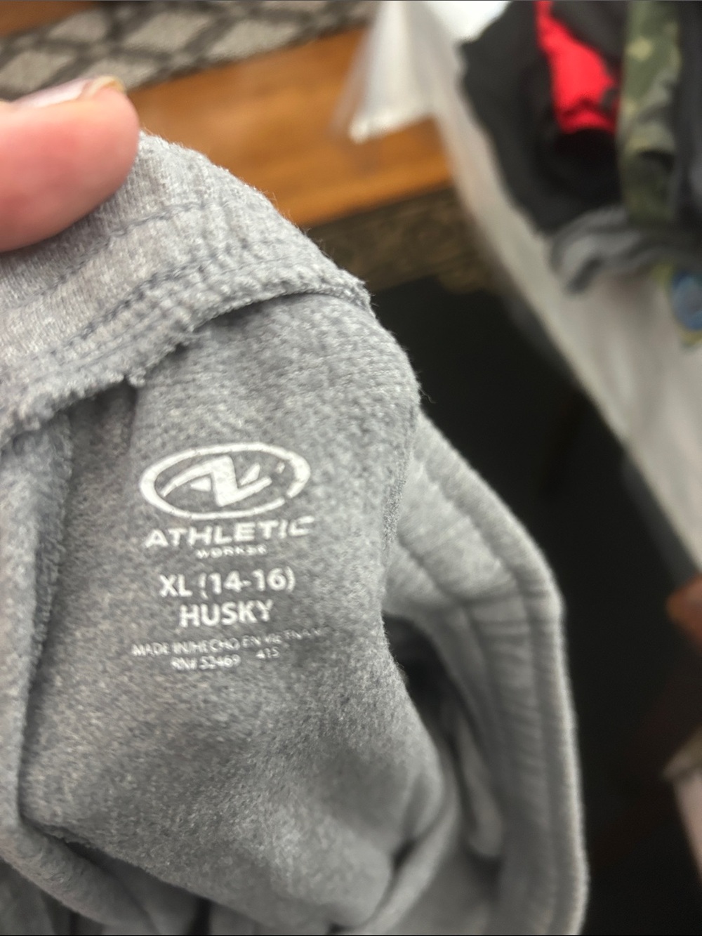 Athletic Works Gray Kids Sweatpants XL (14-16) Husky